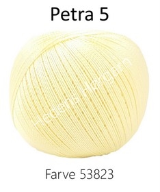 DMC Petra nr. 5 farve 53823 lyss gul